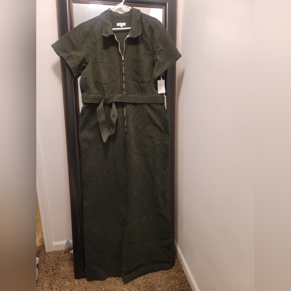 Good American Dark Green Jumpsuit
